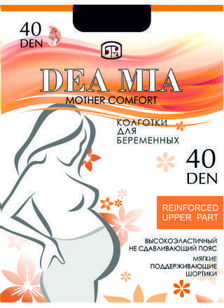 Колготки женские DEA MIA MOTHER COMFORT 40 (для беременных) Моделирующие