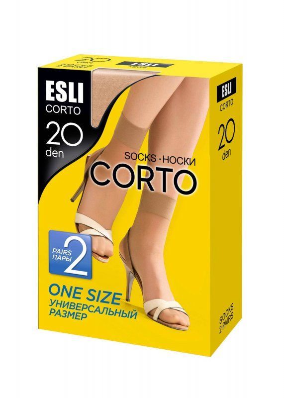 Носки женские Esli Corto 20 (2 пары)